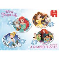 Disney Princess 4 in 1 Shaped Jigsaw Puzzles Extra Image 1 Preview